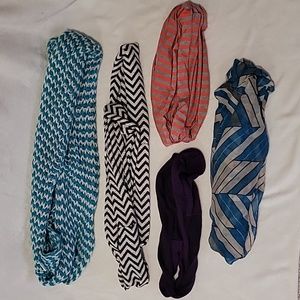 Infinity Scarves Bundle, Fall and Winter Scarf, Variety of Prints and Materials
